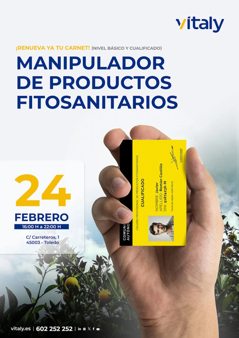 Curso de Manipulador de Productos Fitosanitarios