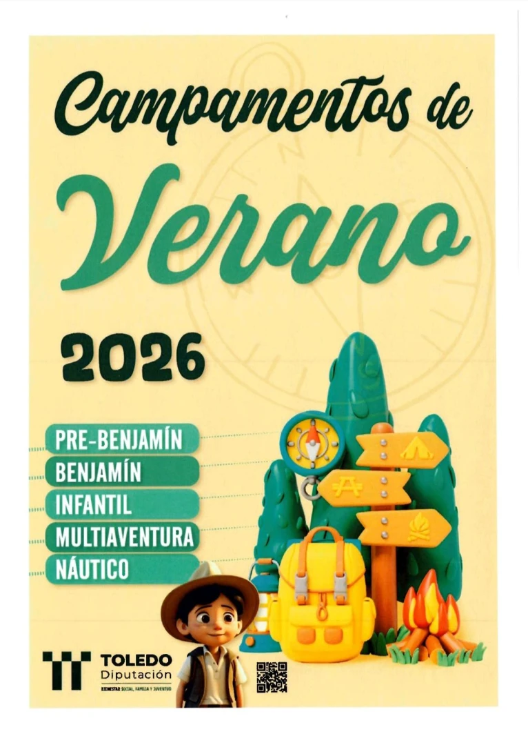 Campamentos de Verano 2026 de la Diputación de Toledo