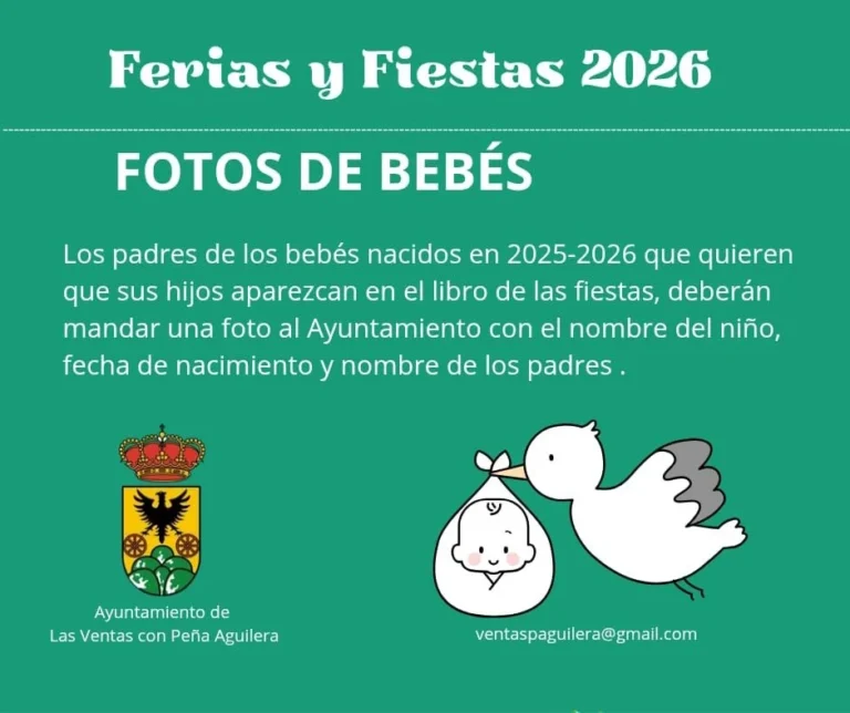 Participación en el Libro de las Fiestas Patronales. Nacimientos