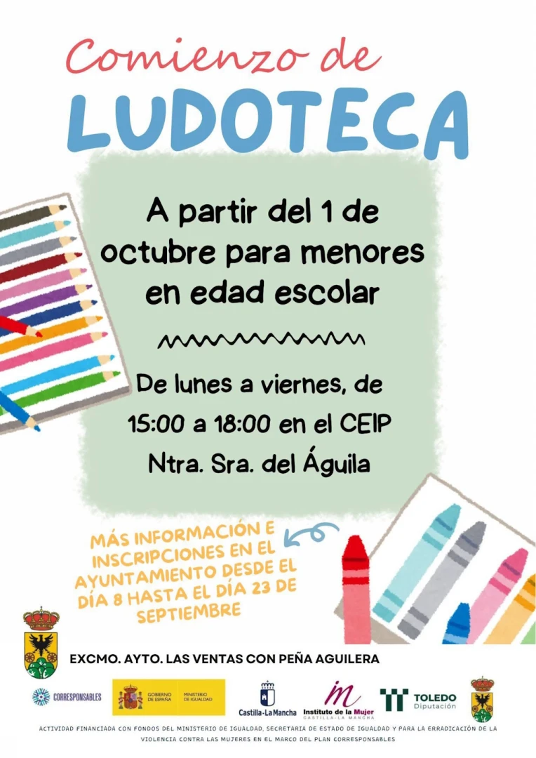 Ludoteca 2026-2027. Inscripciones